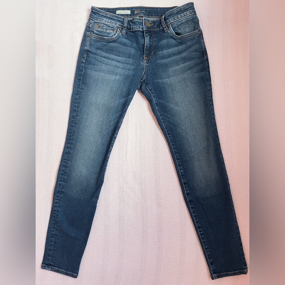 size 6p kut from the cloth denim toothpick skinny jeans